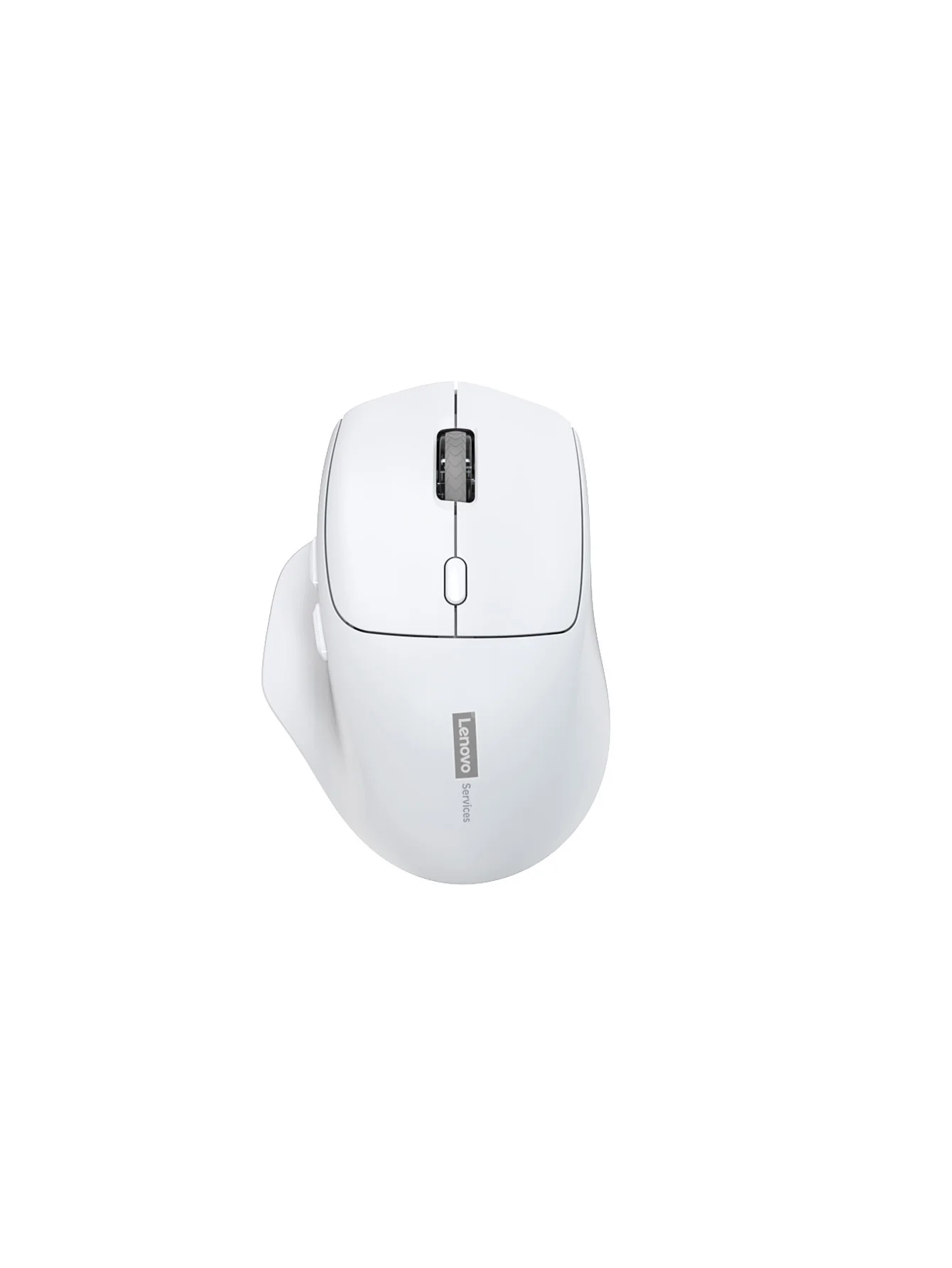 Lenovo Ergonomic Wireless Mouse Rechargeable Dual-Mode Bluetooth/2.4G Long Battery Life Comfort Grip Mouse for Office and Gaming