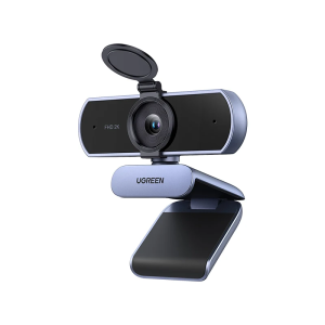 UGREEN 2K Webcam with Microphone, Full HD USB Web Camera, Adjustable FOV, Auto Light Correction, Video Webcam for Streaming
